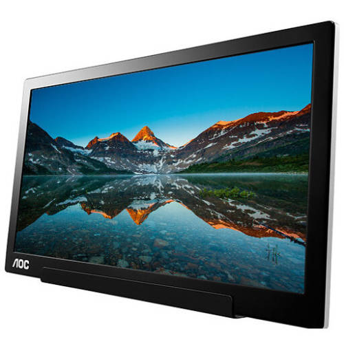Monitor led aoc i1601fwux 15.6 inch 5 ms black usb-c 60hz