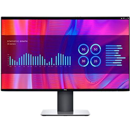 Monitor led dell, 27 inch ips qhd, 5ms, black silver