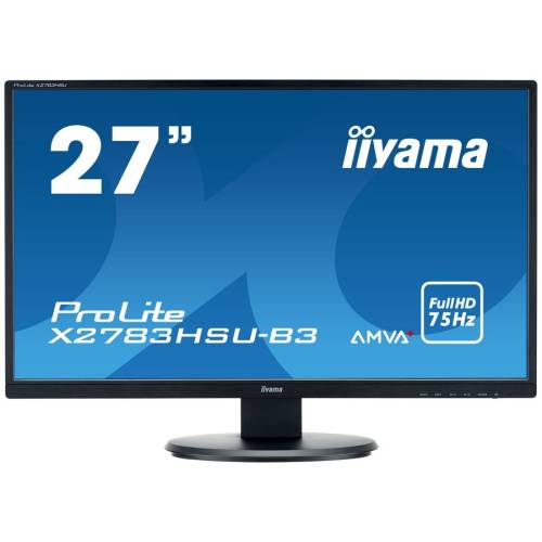 Monitor led iiyama prolite x2783hsu-b1 27 inch 4 ms black