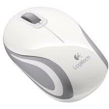 Logitech Mouse wireless m187, usb, white