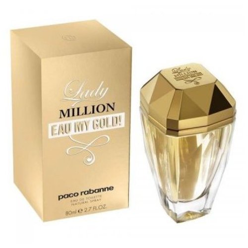 Paco Rabanne Parfum de dama lady million eau my gold eau de toilette 80ml