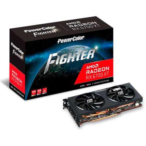Placa video Fighter AMD Radeon RX 6700 XT 12GB GDDR6 192bit