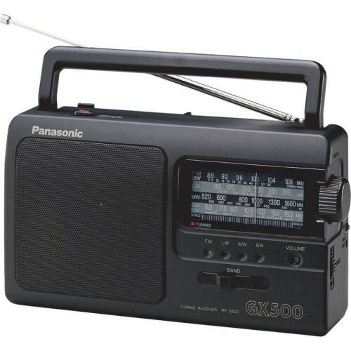 Radio portabil panasonic rf-3500e9-k, negru