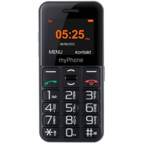 Resigilat telefon mobil myphone halo easy 2g, 1.8, vga, 1000mah, black