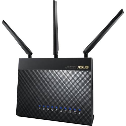 Router wireless asus gigabit rt-ac68u dual-band wireless-ac1900