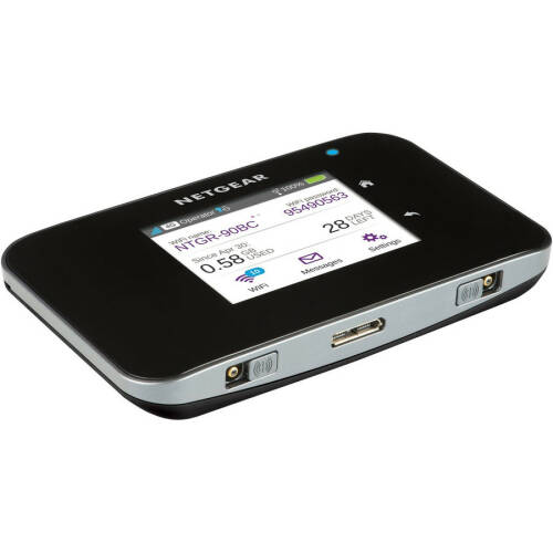 Netgear Router wireless portabil aircard 810s, 3g/4g lte ultra 802.11ac, mobile hot spot (ac810s)