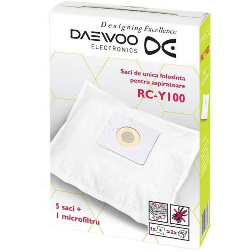 Daewoo Set 5 saci de aspirator + 1 microfiltru