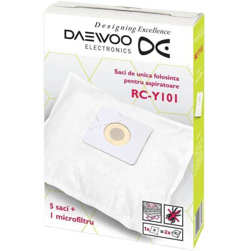 Daewoo Set 5 saci de aspirator + 1 microfiltru rc-y101