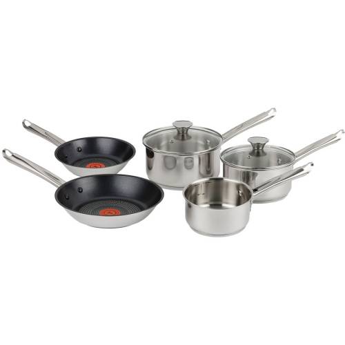 Set 7 piese tefal elementary, thermo-spot, inox