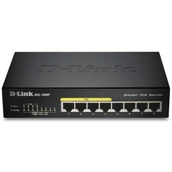 D-link Switch dgs-1008p, 8-port