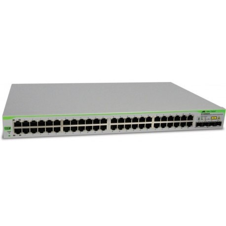 Allied Switch gs950 48 porturi gigabit, 4 sfp combo, 48 porturi poe/12 porturi poe+