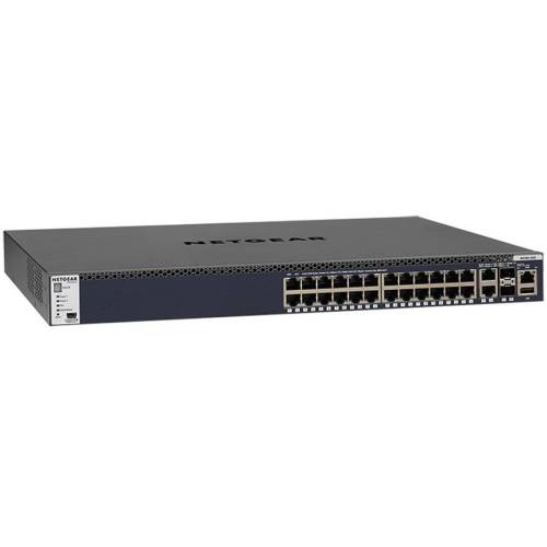 Netgear Switch m4300-28port, 24x1g, 2x10g, 2xsfp+ (gsm4328s)