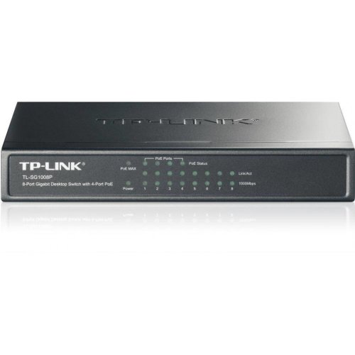 Switch tp-link tl-sg1008p 8 porturi gigabit