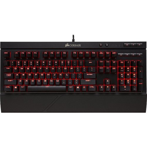Tastatura gaming corsair k68 - red led - cherry mx red - layout us mecanica