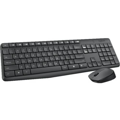 Logitech Tastatura + mouse wireless combo mk235