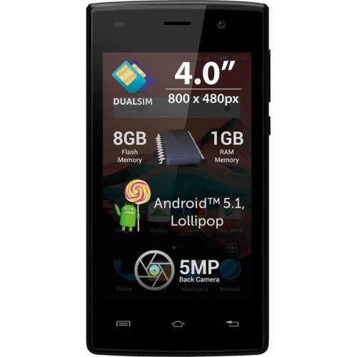Telefon mobil allview a5 ready, dual sim, 8gb, black