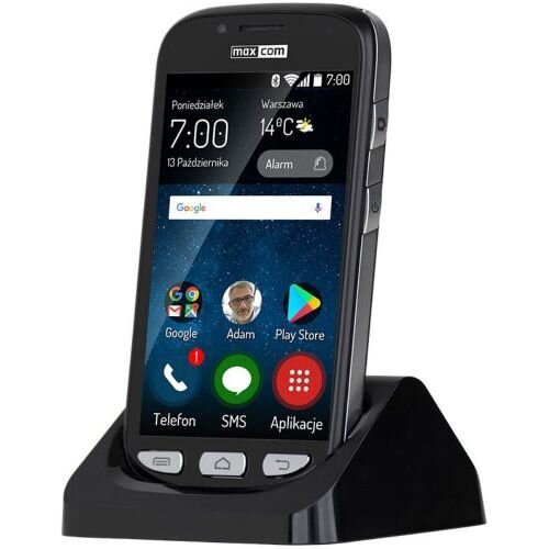 Telefon mobil maxcom smart ms459 harmony, 16gb, 2gb ram, black