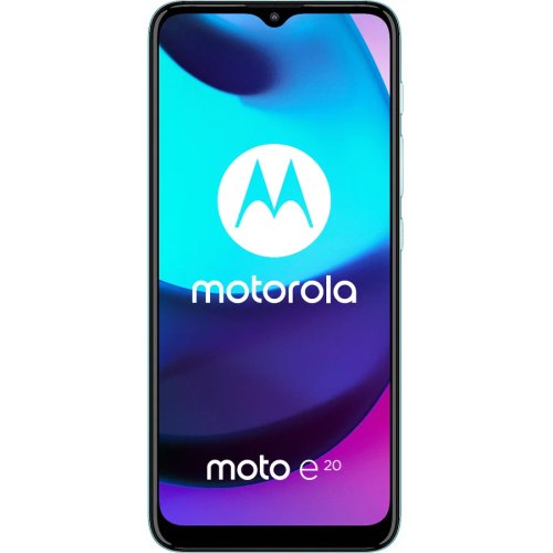 Telefon mobil Motorola Moto E20, Dual SIM, 32GB, 2GB RAM, 4G, Coastal Blue