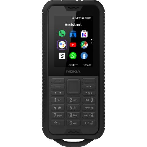 Telefon mobil nokia 800 tough, dual sim, 4g, negru