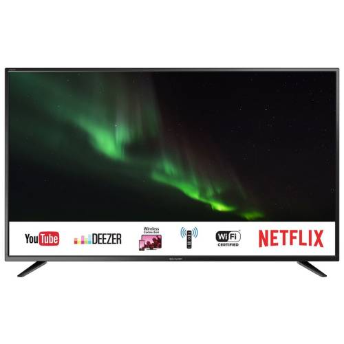 Televizor led sharp lc-55cug8052e, 139 cm, smart tv 4k ultra hd