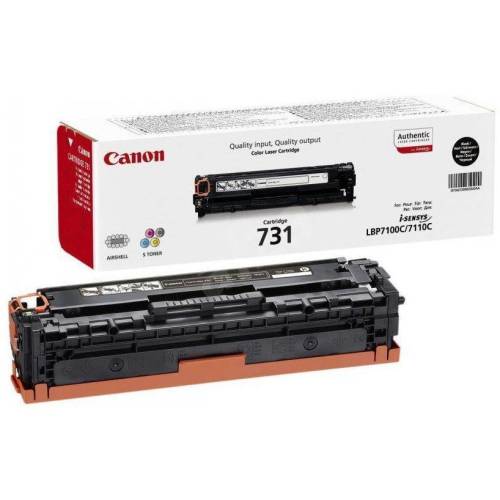 Canon Toner crg731 black, capacitate 1400 pagini, pentru lbp7100c, lbp7110c. cr6272b002aa