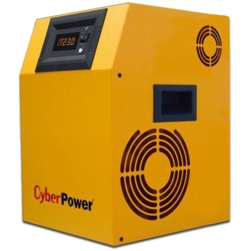 Cyber Power Ups inverter (pt. motoare, pompe etc.), sinusoida pura, 1500va/ 1050w, avr, 2 x socket shucko, fara baterie, display lcd, seria eps