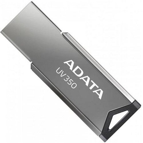 Usb flash drive adata uv350 32gb, silver metalic, usb 3.2