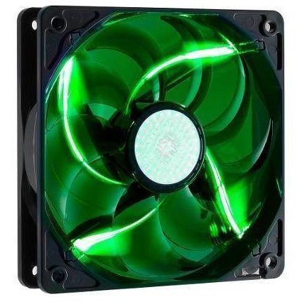 Ventilator/radiator cooler master sickleflow 120 green led