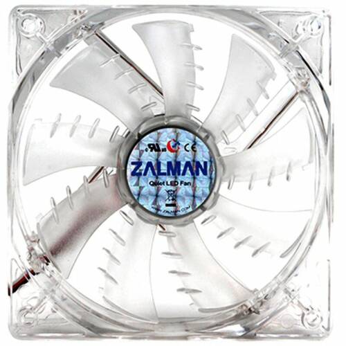 Ventilator zalman zm-f3 led(sf) 120mm shark fin blue led fan