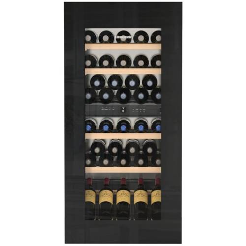 Vitrina pentru vin incorporabila ewtgb 2383, 169 l, clasa a, glassblack