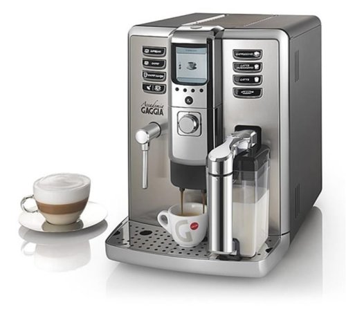 Espressor automat gaggia academia, 15 bari, 1.6 l, 350g, display color, carafa de lapte, cadou cafea