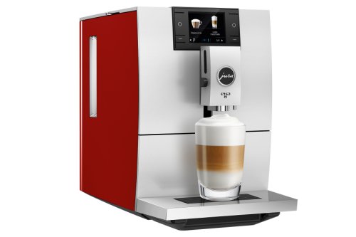 Espressor automat jura ena8, 15 bari, 1.1 l, 125g, rasnita aromag3, 10 specialitati one touch, afisaj color, sunset red+ cafea cadou