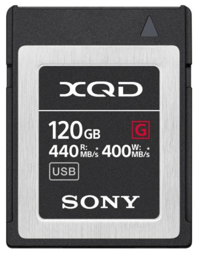 Sony card memorie xqd 120gb serie g 400mb s