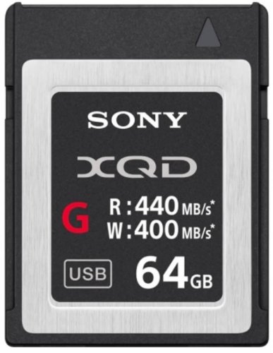 Sony card memorie xqd 64gb serie g 400mb s