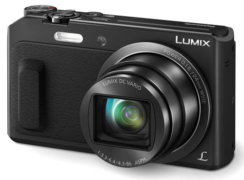 Camera foto camera de buzunar dmc-tz57ep-k,senzor mos de 16 megapixeli,power o.i.s.stabilizator optic de imagine, Panasonic