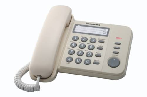 Telefon analogic Panasonic kx-ts520fxj, crem