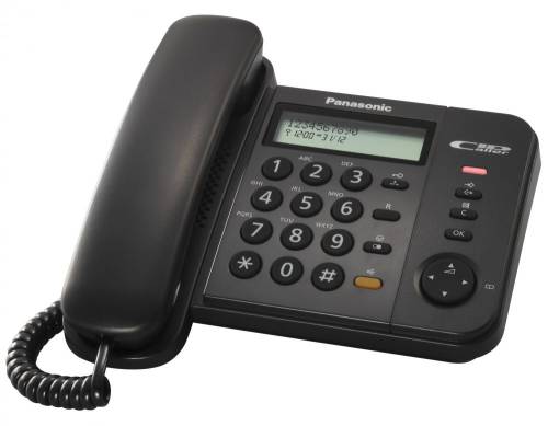 Telefon analogic Panasonic kx-ts580fxb, testare in showroom