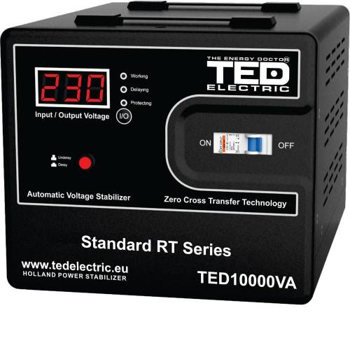 Ted Electric Stabilizator de retea maxim 10000va / 6000w ted 10000