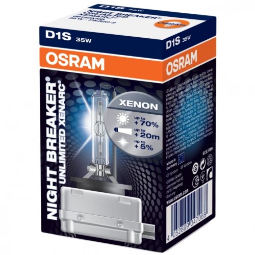 Bec auto xenon pentru far osram d1s night breaker unlimited up to 70 35w 1 buc