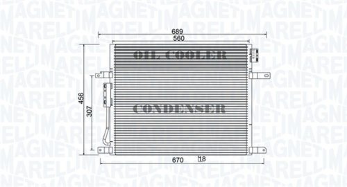 Radiator ac condensator potrivit jeep grand cherokee ii 4.0 4.7 04.99-09.05