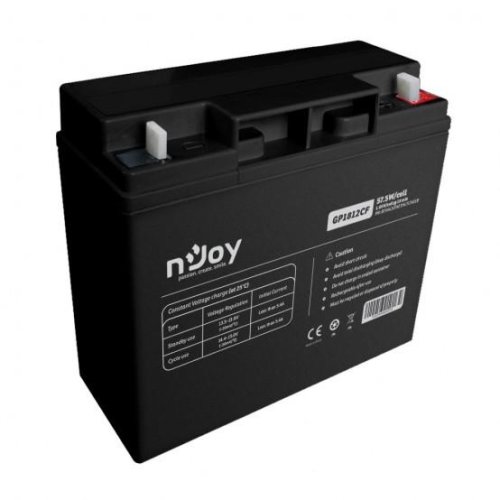Acumulator njoy gp1812cf 12v 57.50w cell battery model gp1812cf voltage 12v power (1,65v cell 15 min) 57.50w cell type vrla - maintanance free designed floating life 3 5 years nominal operating temp.
