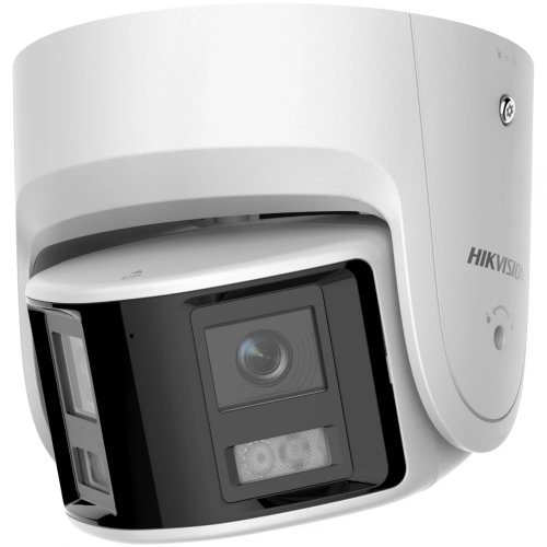 Camera hikvision colorvu ds-2cd2347g2p-lsu sl (2.8mm)c fixed turret 4 mp resolution, clear imaging against strong backlight due to 130 db wdr technology,built-in microphone for real-time audio secur