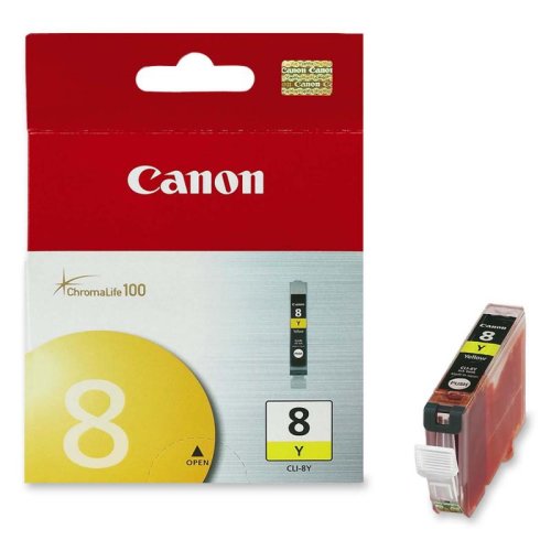Cartus cerneala canon cli-8y, yellow, capacitate 13ml, pentru canon pixma ip4200, pixma ip4300, pixma ip4500, pixma ip5200, pixma ip5300, pixma ip6600d, pixma ip6700d, pixma mp500, pixma mp530, pixma