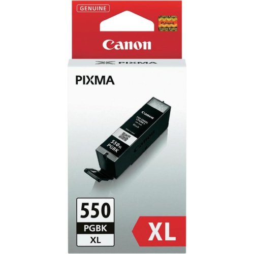 Cartus cerneala canon pgi-550xl pgbk, pigment black, capacitate 22ml, pentru canon pixma ip7250, pixma ip8750, pixma ix6850, pixma mg5450, pixma mg5550, pixma mg6350, pixma mg6450, pixma mg7150, pixma