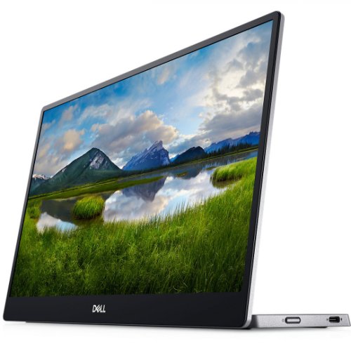 Dell portable monitor p1424h, 35.56 cm, maximum preset resolution: 1920 x 1080 at 60 hz, screen type: active matrix-tft lcd, panel type: in- plane switching, backlight: led light bar system, faceplate