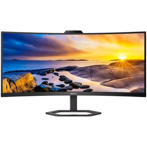 Monitor philips 34e1c5600he 34 inch, panel type: va, backlight: wled, resolution: 3440x1440, aspect ratio: 21:9, refresh rate:100hz, response time gtg: 4 ms, brightness: 300 cd m ², contrast (static):
