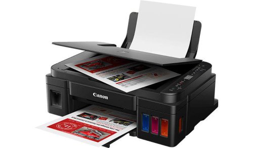 Multifunctional inkjet color ciss canon g3410, dimensiune a4 (printare, copiere, scanare), viteza 8,8ipm alb-negru, 5ipm color, rezolutie printare 4800x1200 dpi, imprimare fara margini, alimentare har