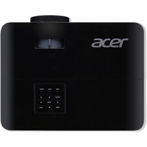 Proiector Acer x1128h, dlp, svga 800 600, up to wuxga 1920 1200, 4500 lumeni, 4:3 16:9, 20.000:1, dimensiune maxima imagine 300 , distanta maxima de proiectie 11.8 m, zoom optic 1.1x, lampa 6.000 o