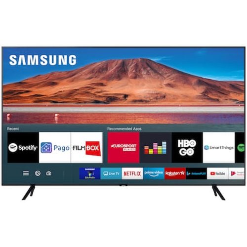 Televizor led smart samsung 50tu7072, diagonala 125cm, 4k ultra hd, tizen, dolby digital plus, purcolor, uhd dimming, clasa a, negru