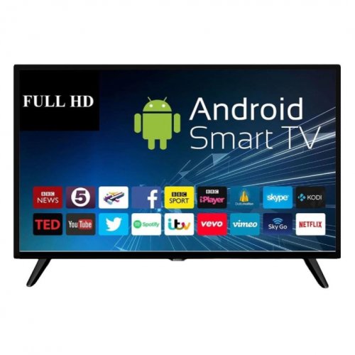 Televizor led smart sunny alsndld049252300, diagonala 125cm, full hd, android, wifi, clasa a+, negru